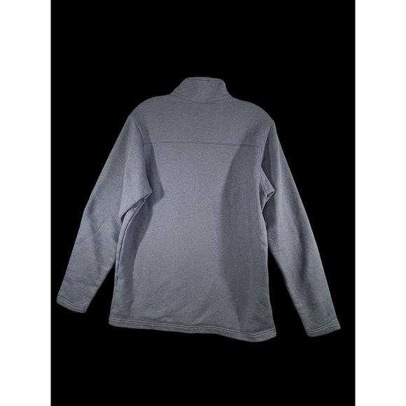 Columbia mens medium blue Great Hart Mountain III Half Zip Fleece sweater - Picture 15 of 15